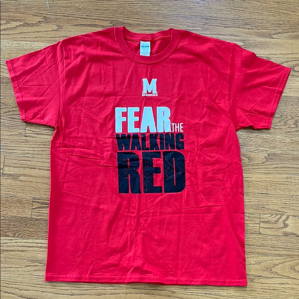 Maryland UMD Terrapins TERPS T-Shirt L Red